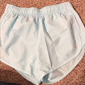 Nike Women's Light Blue Athletic Shorts